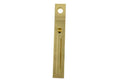 Satin Brass/Black Single Cylinder Handleset with Lever L89401