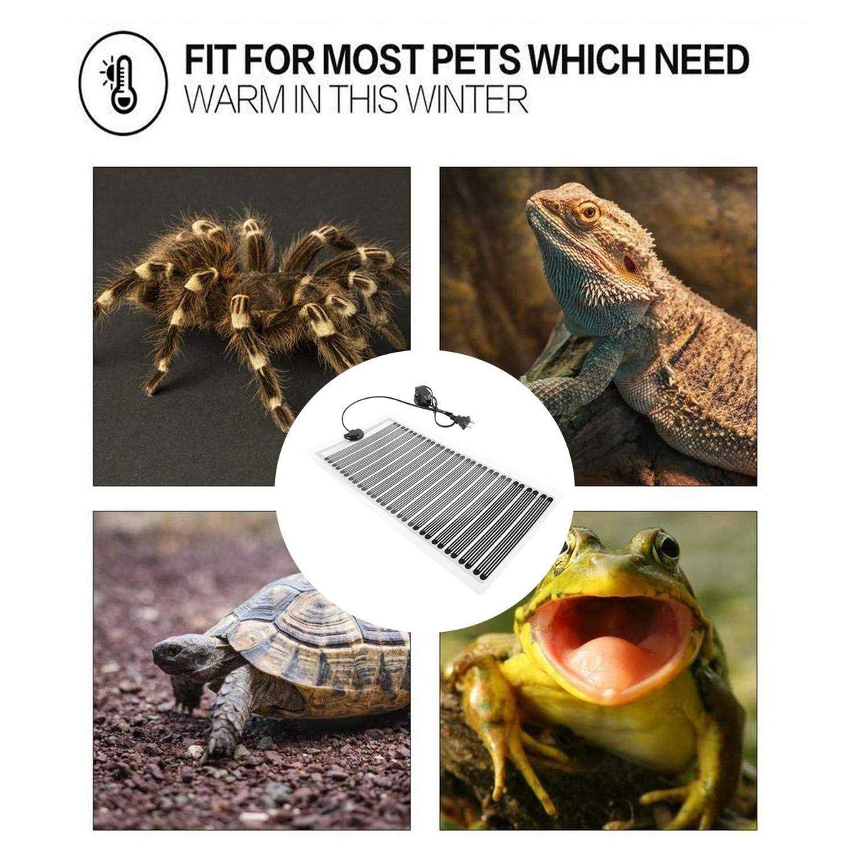 Reptile Heat Pad with Temperature Controller A72116