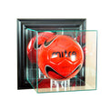 Black Wood Soccer Display Case N3813