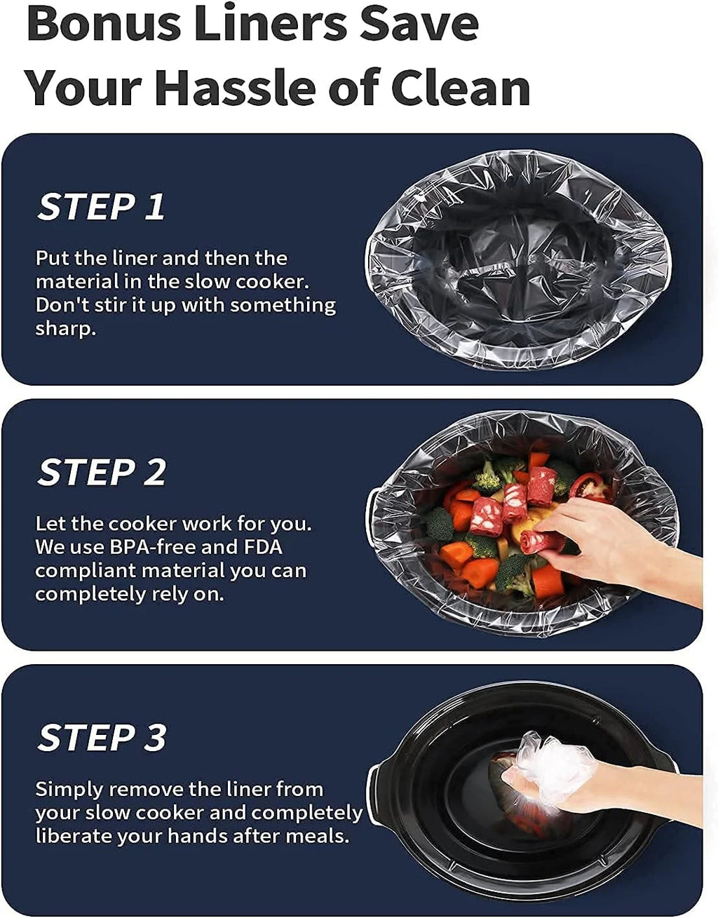 Programmable Slow Cooker 8.5-Quart with 30 Liners A315