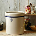 Blue Stripe 3 Gallon Stoneware Pickling Crock I57388
