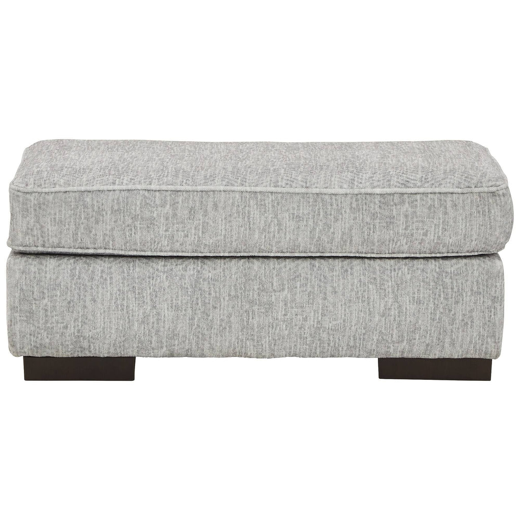 Pewter Ottoman E489733