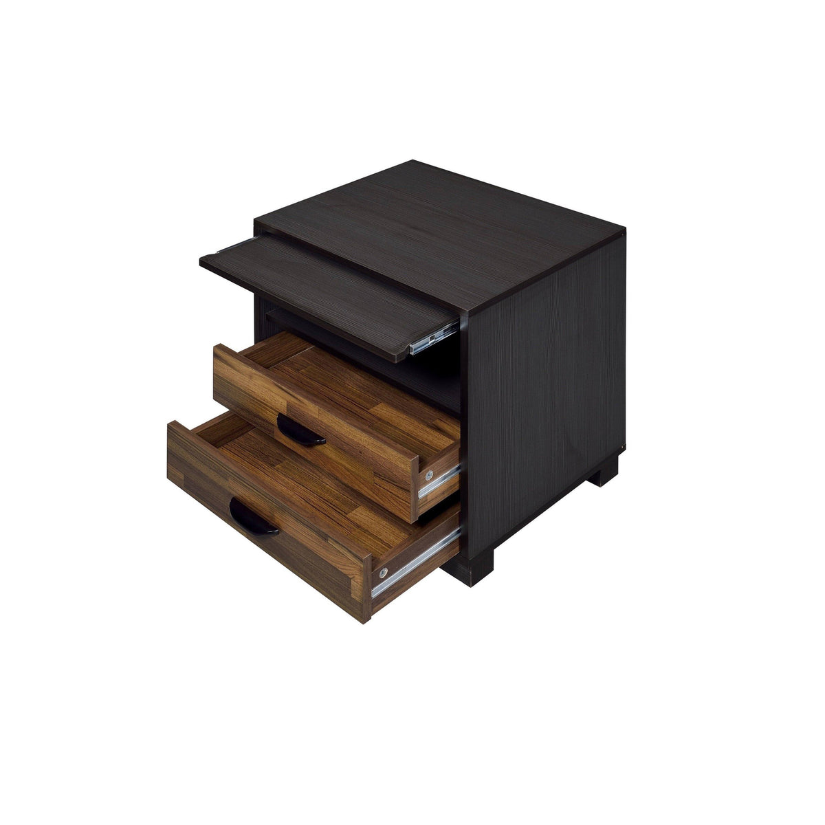 Walnut & Espresso Accent Table Q2134