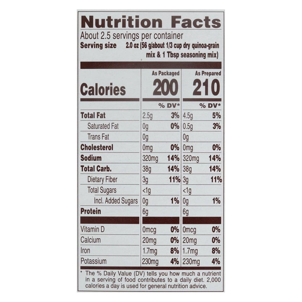 Rosemary and Olive Oil Quinoa, 4.8 Ounce B70171