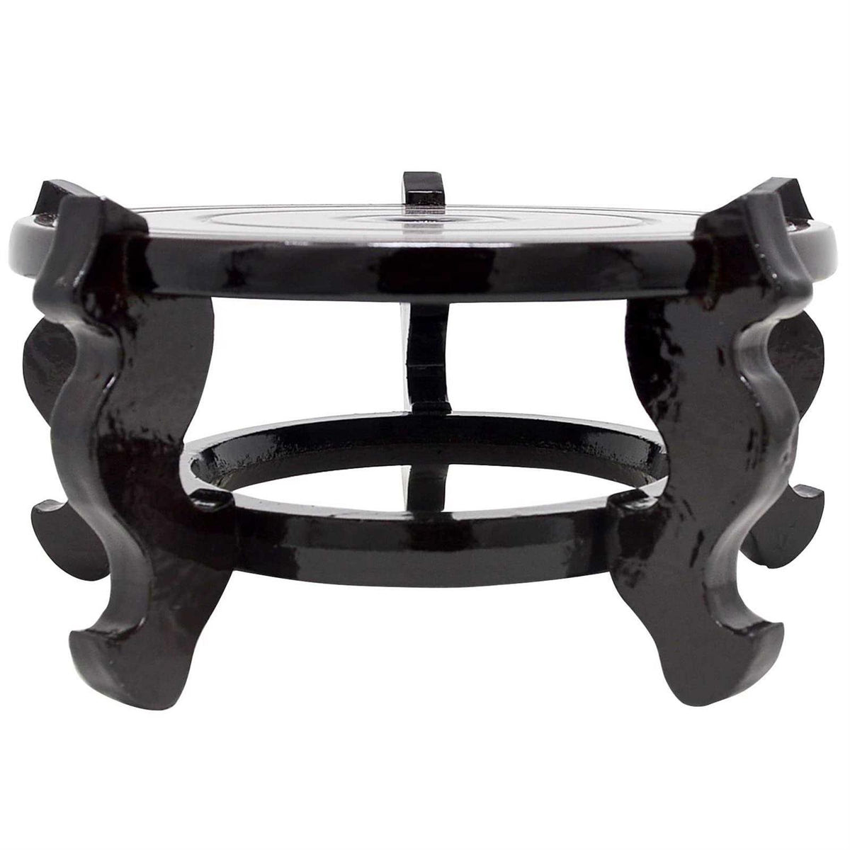 Wooden Fishbowl Planter Display Stand J887145