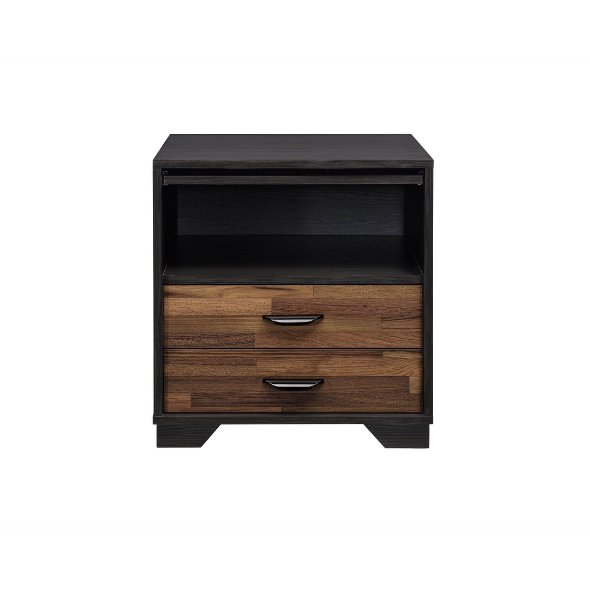 Walnut & Espresso Accent Table Q2134