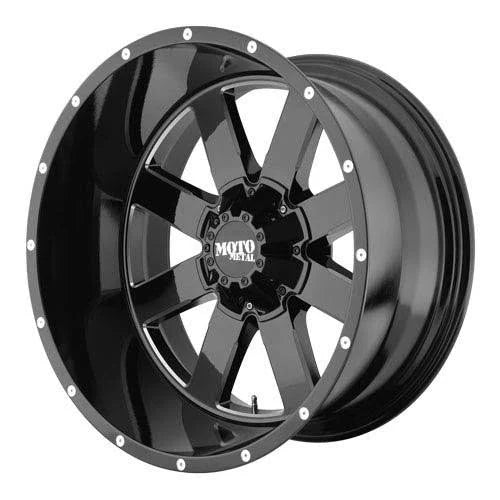 Gloss Black Wheel with Milled Accent Finish J1152