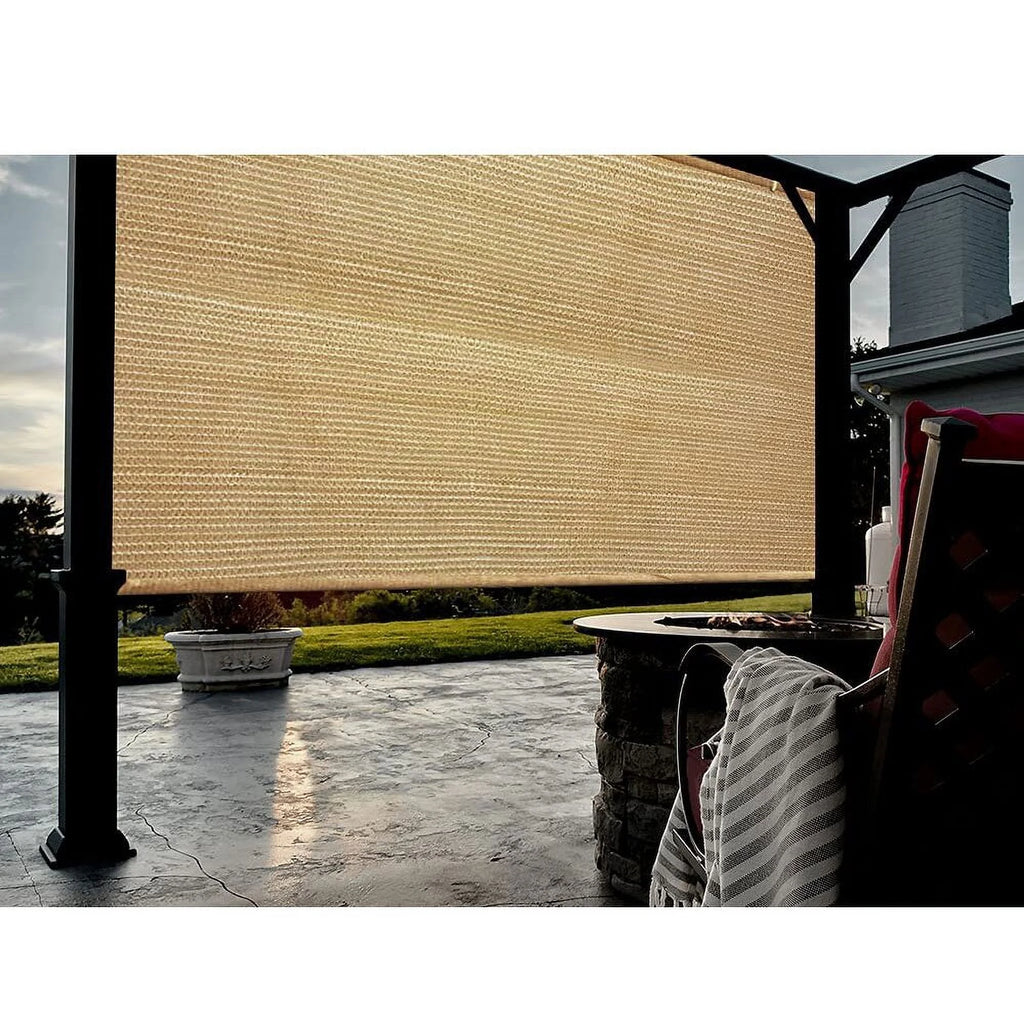Garden Shade Fabric Vertical Side Wall Panel - 6ftx5ft Q47045